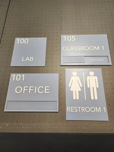 ADA-Braille Signs Photo